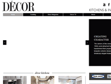 Tablet Screenshot of decor-living.com